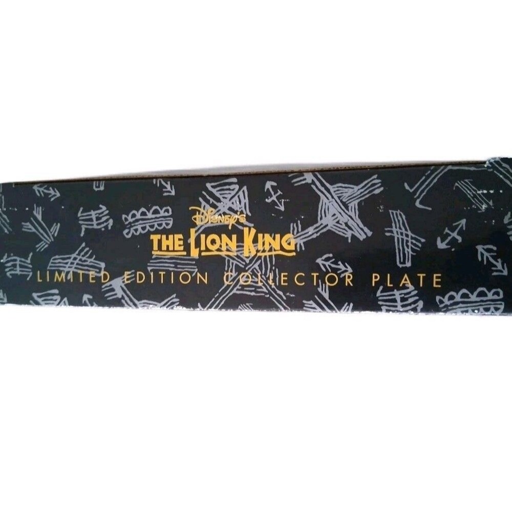 New The Lion King Collector Plate Musical Cast Limited Edition Disney - Picture 4 of 4